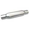 MUFFLER, SPIRAL FLOW, 2.5 IN DIAMETER, STAINLESS STEEL