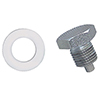 DRAIN PLUG, OIL PAN, CLEAR ZINC