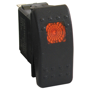 ROCKER ON/OFF SWITCH REPLACEMENT, ORANGE LED LIGHTED