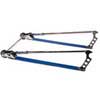 WHEEL-E-BAR, CHROME/BLUE