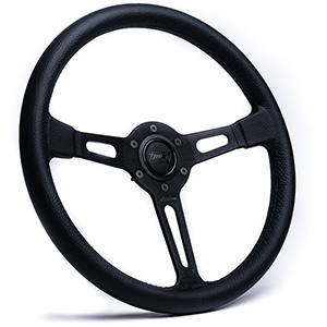 Max Papis Innovations 1980 Era Autodromo Steering Wheel with Black Spoke