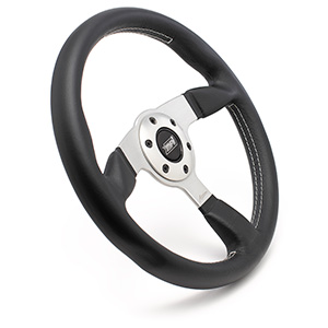 Max Papis Innovations 1990 Era Autodromo Steering Wheel with Silver Spoke