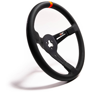 Max Papis Innovations 14" Aluminum Bandolero / Legends 3 Hole Steering Wheel with Black Strip