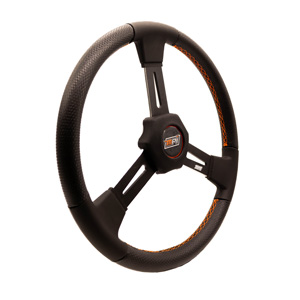 MPI 15" Dirt Circle Track Aluminum Steering Wheel - Hyper Grip