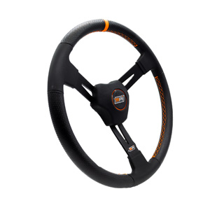 MPI 15" Dirt Late Model/Modified Aluminum Steering Wheel - Hyper Grip