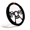 Max Papis Innovations MPI 12" Suede Drag Steering Wheel