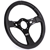 Max Papis Innovations 13" Drag Race Steering Wheel, Black Marker