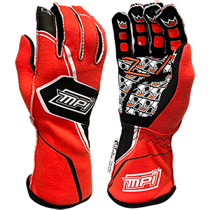 Max Papis Innovations SFI Driving Gloves, X-Large, Flo Orange