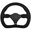 Max Papis Innovations MPI-GT-11-A Road Course/Track Days Aluminum 11.25 Diameter 3-Spoke