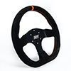 Max Papis Innovations MPI 13" D-Shaped Suede Steering Wheel