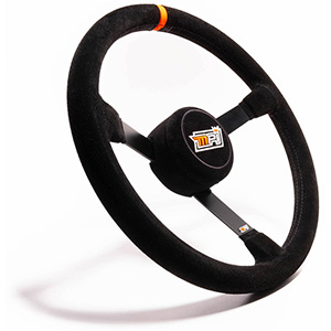 Max Papis Innovations 15" Stock Car Steering Wheel, 3 Hole Centerpiece