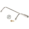Mr Gasket Fuel Line Chrm W/Gauge 8-21/32