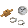 Mr Gasket Fuel Pres Gage W/Inline Adaptr
