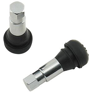 Mr Gasket Chrm Tire Valve-Short(2/Set)