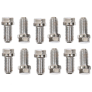 Mr Gasket Header Blt S/S 3/8-16X3/4 12Pc