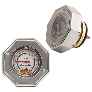 Mr Gasket Domestic Thermocap 16 Psi-Slvr