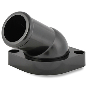 Mr Gasket Water Neck Gm Ls Swivel 97-Up Black