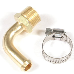 Mr Gasket Fuel Fiting 90Deg.3/8Np 3/8Hse