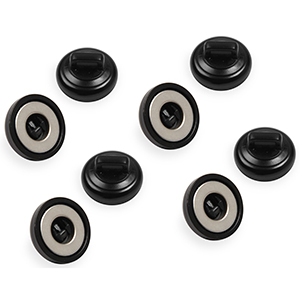 Mr Gasket Magnetic Cable Tie - Small Tie Blk 8Pk