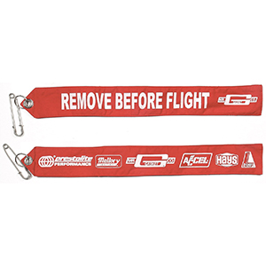 Mr Gasket Flag Warning 2 X16 Dbl Sided