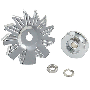 Mr Gasket Chrm Alt Fan And Pulley