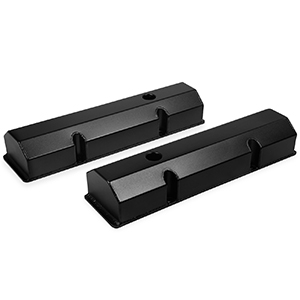 Mr Gasket Fabricated Alum V/C Black Sbc 283-350 Flat Top