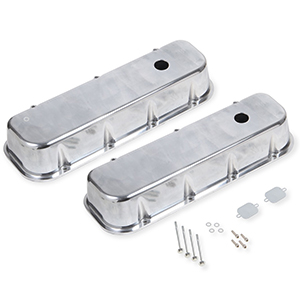 Mr Gasket Cast Alum V/C Polished Bbc 396-454 W/Hole