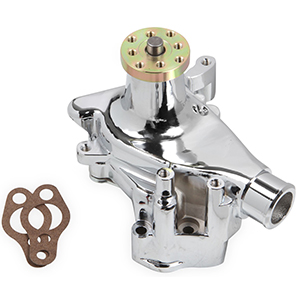 Mr Gasket Water Pump-Alum Chrm Sbc Long (69-91)