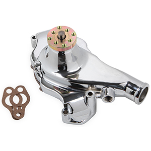 Mr Gasket Water Pump-Alum Chrm Sbc Short (55-71)