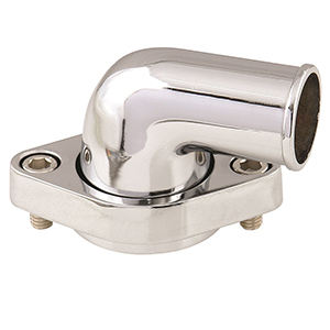 Mr Gasket Chrm Alum Swvl Wtr Neck - 90