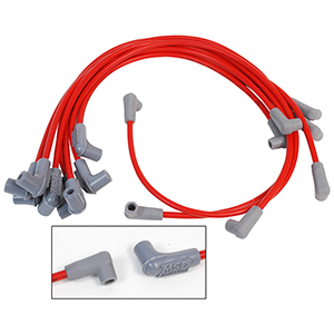 MSD Super Conductor Spark Plug Wire Set for a Small Block Chevy With PN 8541 Crab Cap