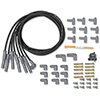 MSD Universal 6-Cylinder Plug Wire Set With Multi-Angle Plug, HEI/Socket
