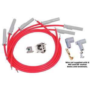 MSD Super Conductor Wire Set, Multi-Angle Plug, HEI/Socket