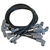 MSD Super Conductor Spark Plug Wire Set for a Small Block Chevy/Low-Power Distributor, Black