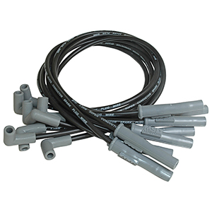 MSD Super Conductor Spark Plug Wire Set for a Ford 302, 351W, HEI, Black