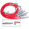 MSD Super Conductor Spark Plug Wire Set for a Ford 351M-400, HEI, Red
