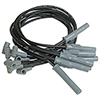 MSD Super Conductor Spark Plug Wire Set for a 1974-76 Big Block Chevy, HEI, Black