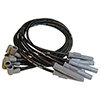 MSD Super Conductor Spark Plug Wire Set for a Ford 351C-400, Socket, Black