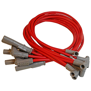 MSD Super Conductor Spark Plug Wire Set for a 1982-83 Chevy Camaro/Trans Am, Red