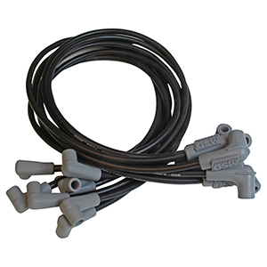 MSD Super Conductor Spark Plug Wire Set for Small Block Chevy Truck 1985 and Up, Black