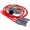 MSD Super Conductor Spark Plug Wire Set for a 4-Cylinder Motorcycle, 8.5MM, Red