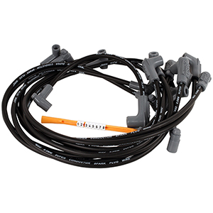 MSD Super Conductor Spark Plug Wire Set for a Small Block Chevy Sprintcar, Close Fit, 8.5MM, Black