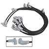 MSD Super Conductor Spark Plug Wire Set for a Chevy Corvette 305 & 350, HEI, Black