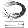MSD Super Conductor Spark Plug Wire Set for a Big Block Chevy, 1980 and Up, Black