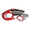 MSD Super Conductor Spark Plug Wire Set for Ford 4.6/5.4 Liter Engines, Universal, Red