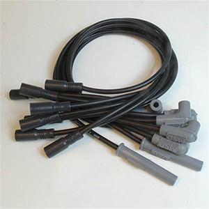 MSD Super Conductor Spark Plug Wire Set for a Chevy Corvette LT1, 1992-97, Black