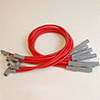 MSD Super Conductor Spark Plug Wire Set for a Dodge Ram, 318-360, 1994-97, Red
