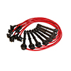MSD Super Conductor Spark Plug Wire Set for a Ford Mustang Cobra, 4.6 Liter Engine, 1996-97, Red