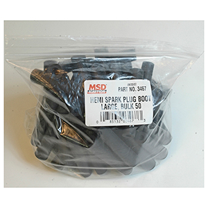 MSD Hemi Spark Plug Boot for Hemi Tubes, Large, Bulk 50