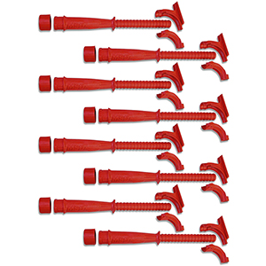 MSD Replacement Hemi Tubes, 8 Red